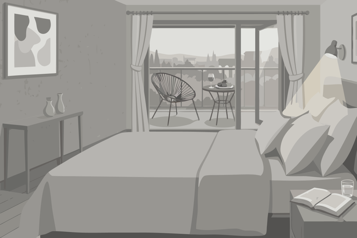 Quadruple Room with Private External Bathroom